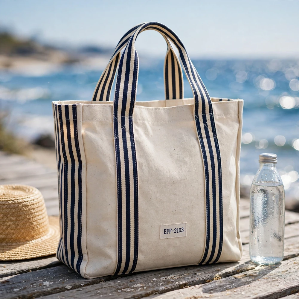 Napa Premium Gusseted Canvas Beach Tote