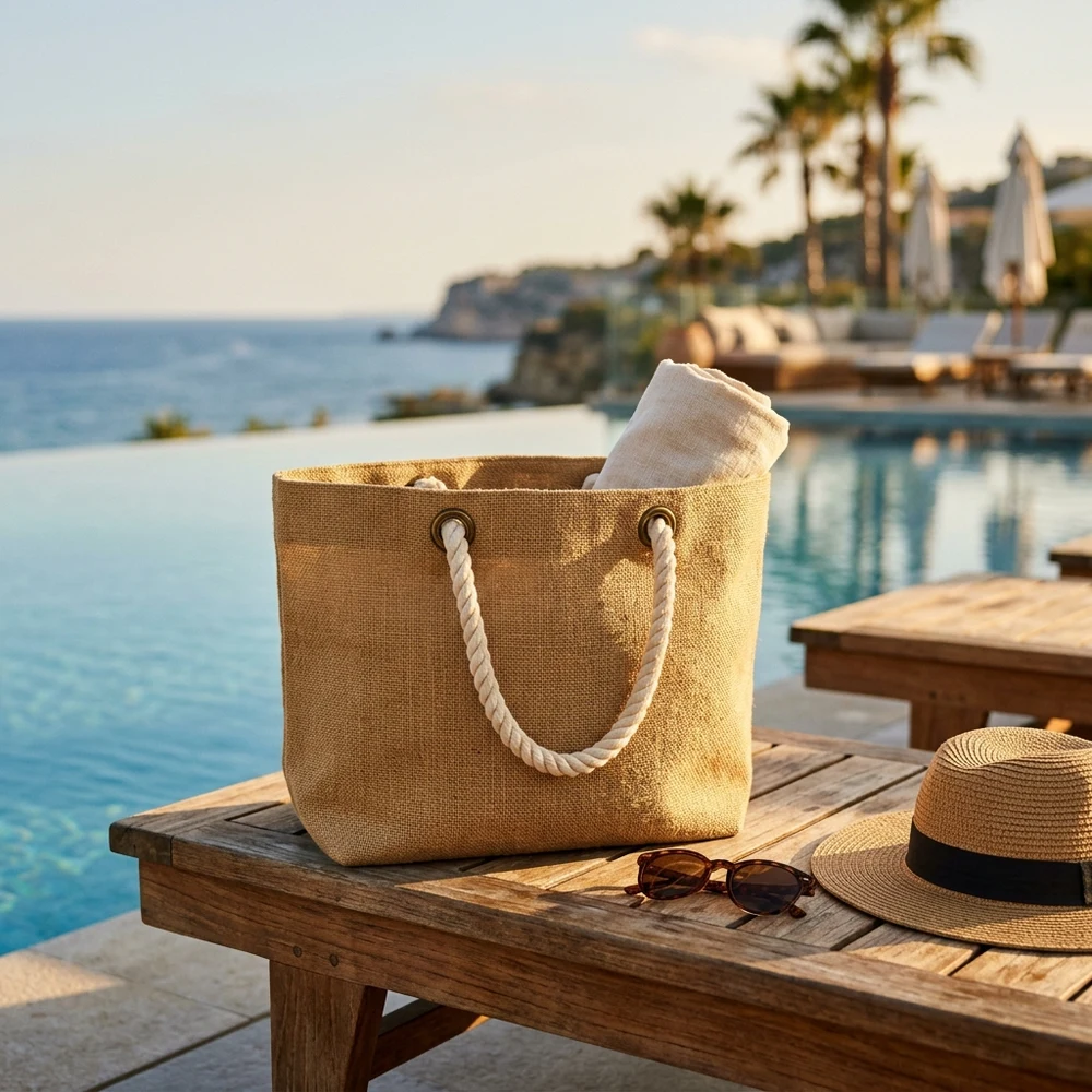 Earthia Coastal Beach Jute Tote