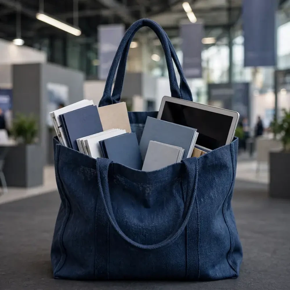 Greenia Navy Sailor Tote