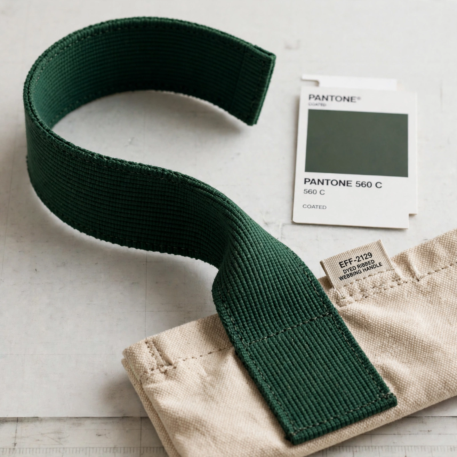Dyed Ribbed Webbing Handle